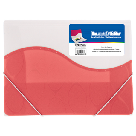 Bazic • Portafolio plástico tamaño carta